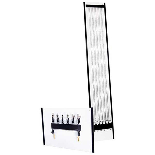  Karol-Warner 8030 Six Manometer Panel for Soil / Geotextile Permeameter 