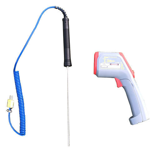 Infrared Laser Thermometer with Soil Probe