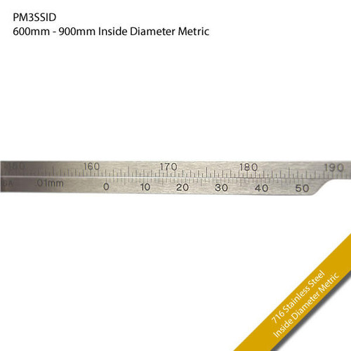 Inside Dia 716 SS Metric Tape 600900mm Measurements