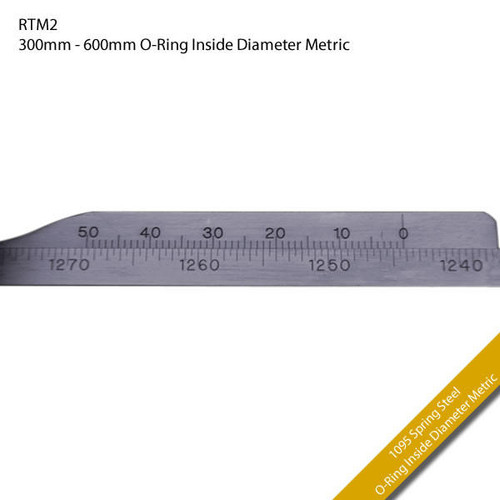  Pi Tape RTM2 Precision O-Ring Inside Diameter 1095 Spring Steel Tape 300-600mm 