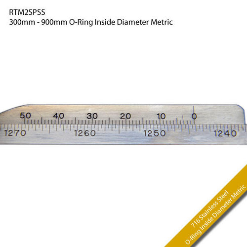  Pi Tape RTM2SPSS Precision O-Ring Inside Diameter 716 Stainless Steel Tape 300-900mm 