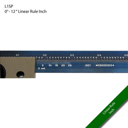  Pi Tape L1SP Precision Linear Rule With Vernier Scale 0-12in 
