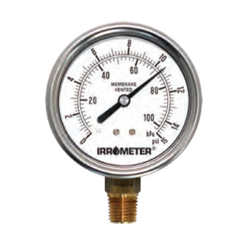  Irrometer 7MV-15 Membrane Vented Pressure Gauge 15 psi / 100 kPa 