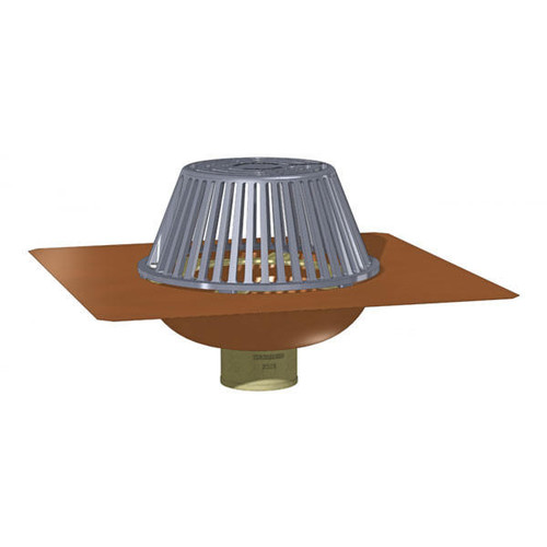 Thunderbird Products Thunderbird RD6NH, 6in No-Hub Bottom Outlet Roof Drain w/ Optional Clamping Ring 