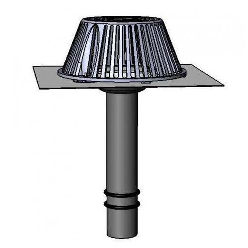 Thunderbird Products Thunderbird PVCRD4IN, 4in PVC-Clad Insert Roof Drain 