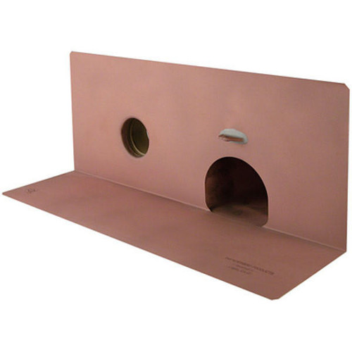 Thunderbird Products Thunderbird PDSRCB3NH, 3in No-Hub Through Wall Parapet Drain w/ Overflow 