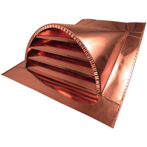 Thunderbird Products Thunderbird RMDHR18 Copper 18in Half-Round Louvered Dormer Vent 