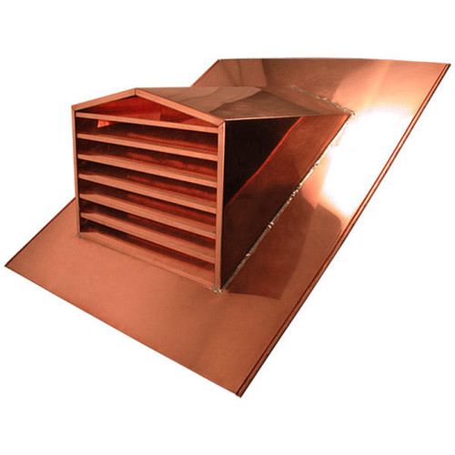 Thunderbird Products Thunderbird RMDPT18 Copper 18in Peak Top Louvered Dormer Vent 