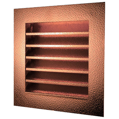Thunderbird Products Thunderbird HCWLV3636J Hammered Copper 36in x 36in Louvered Gable End Vent Stucco Mount 