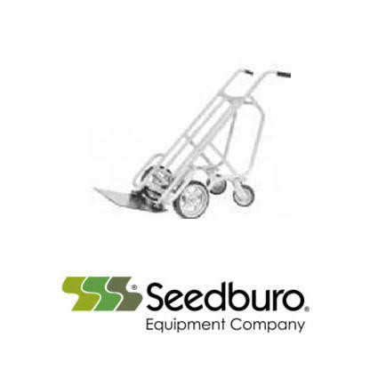  Seedburo 806SS, 806 Ezy-Tilt Pallet Truck, 4-Wheel Steel Frame, 10in 