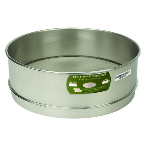  Seedburo 100SS12F Stainless Steel Testing Sieve Full Height 12in Dia. 100 Mesh 
