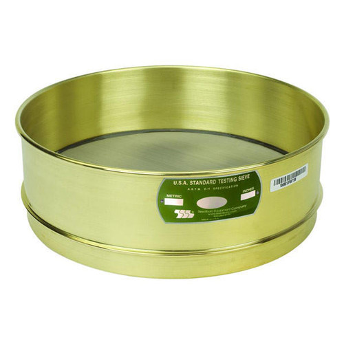  Seedburo 14BS12F Brass Testing Sieve Full Height 12in Dia. Stainless 14 Mesh 