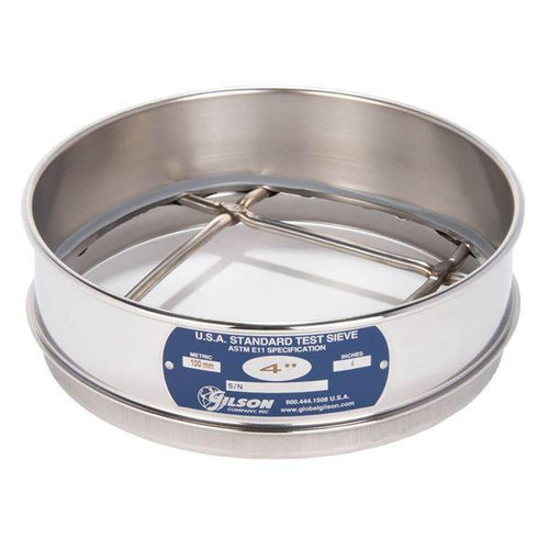 Gilson Company Gilson 8in Sieve, All Stainless, Full Height, 4in 