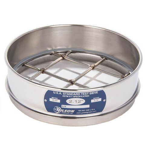Gilson Company Gilson 8in Sieve, All Stainless, Full Height, 2.12in 
