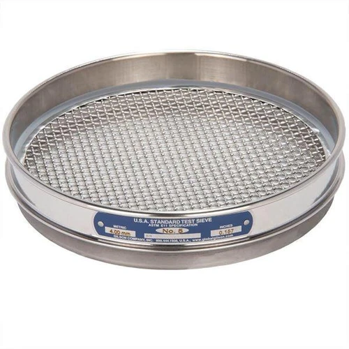 Gilson Company Gilson 8in Sieve, All Stainless, Half Height, #5 