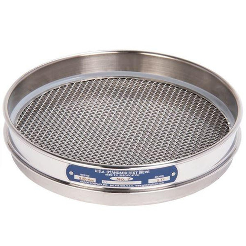 Gilson Company Gilson 8in Sieve, All Stainless, Half Height, #7 
