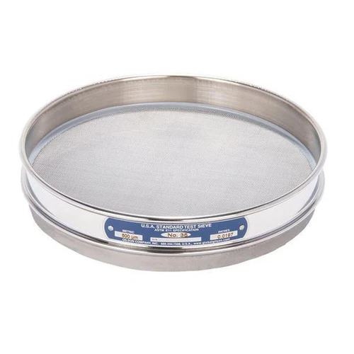 Gilson Company Gilson 8in Sieve, All Stainless, Half Height, #35 