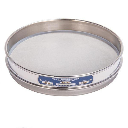 Gilson Company Gilson 8in Sieve, All Stainless, Half Height, #60 