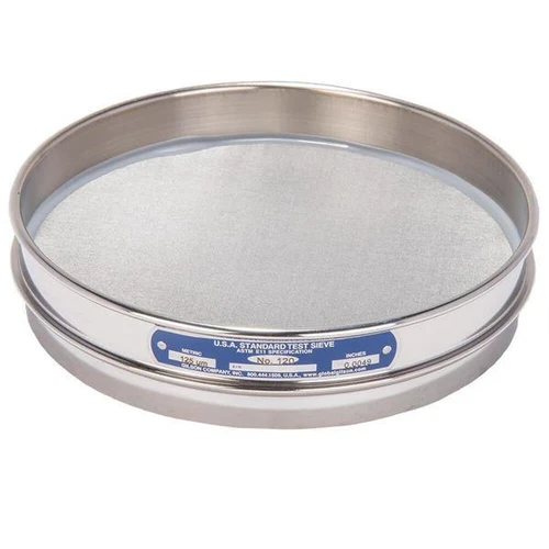 Gilson Company Gilson 8in Sieve, All Stainless, Half Height, #120 
