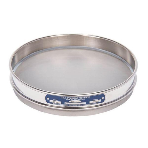 Gilson Company Gilson 8in Sieve, All Stainless, Half Height, #270 