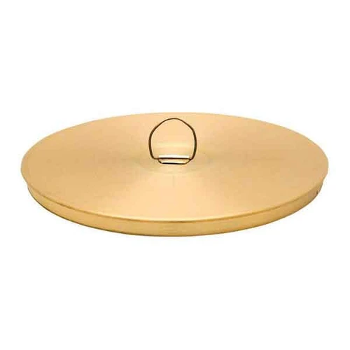 Global Gilson V12BFXCR, 12" Sieve Cover, Brass, with Ring