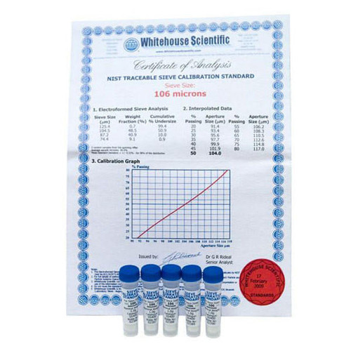 Whitehouse Sieve Standards No. 140 (106 Micrometer)