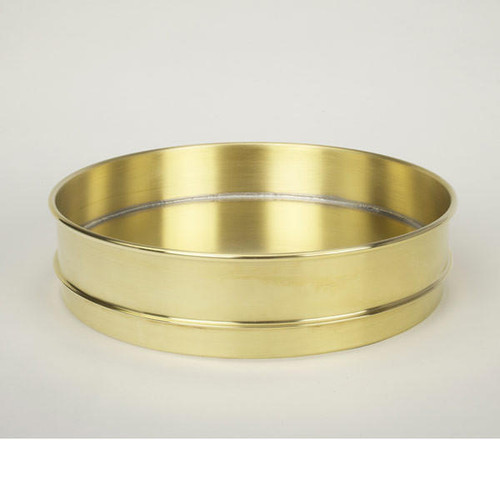  Advantech PB12IX, 12in Sieve Midstack Pan, Brass, Intermediate Height 