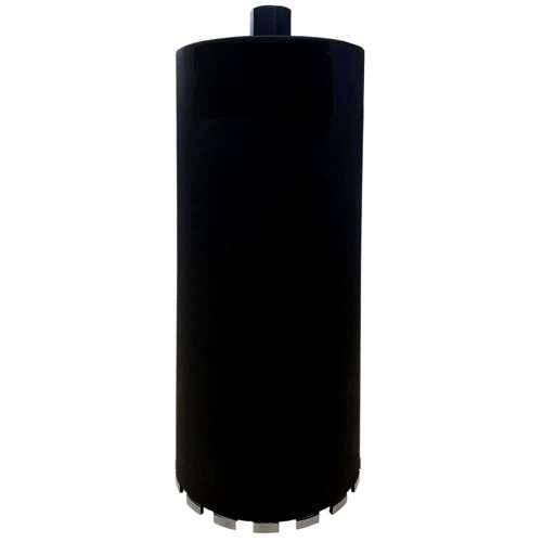 Gilson Company 6in Asphalt Core Drill Bit (Closed-Head), black cylindrical drill bit with a closed head for drilling asphalt surfaces.