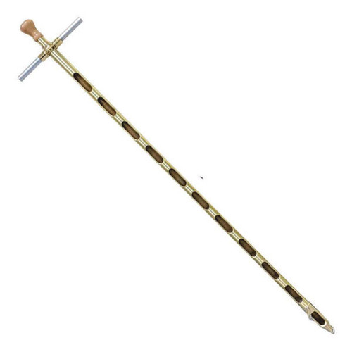 Seedburo 63in Double-Tube T-Handle Sampling Probe, Brass 