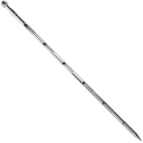 Gilson Company 39in Double-Tube Sampling Probe, Stainless Steel, metal sampling tool with double-tube design for industrial use.