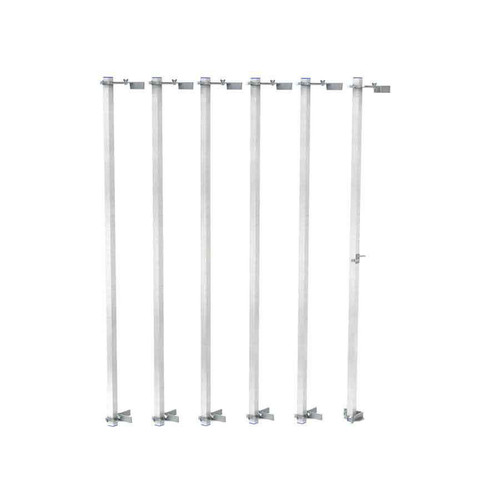  Bon Tool 11-165 Model 'C' Masonry Guide With Brick & Modular Scales - Set Of Six (5 Outside & 1 Inside) 