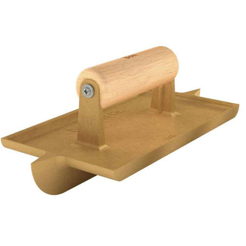  Bon Tool 12-795 Bi-Directional Bronze Groover - 8" X 4 1/2" Double Bit 1" X 1/2" Wood Handle 