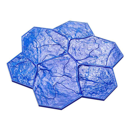  Bon Tool 12-871 Floppy Mat - Random Stone - Blue - 29" X 29" 