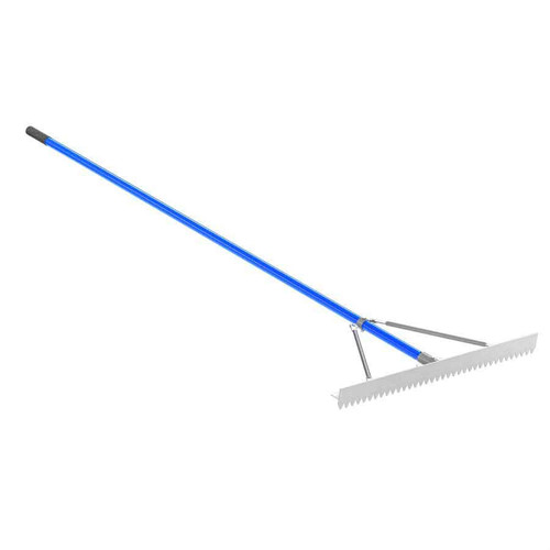  Bon Tool 22-375 Sharp Tooth Lute Rake - 36" With 8' Handle 