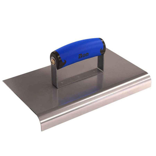  Bon Tool 62-464 Stainless Steel Sidewalk Edger - 10" X 6" - 3/4" Radius 1" Depth - Comfort Wave Handle 