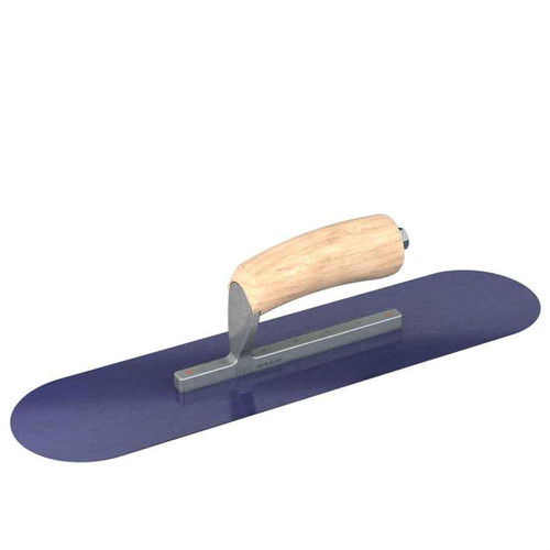  Bon Tool 66-169 Blue Steel Pool Trowel - 20 X 5 - Camel Back Wood Handle 