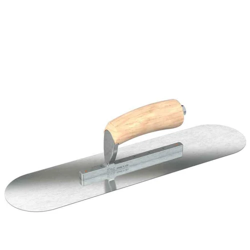  Bon Tool 66-278 Razor Stainless Steel Pool Trowel - 16 X 3 - Camel Back Wood Handle 