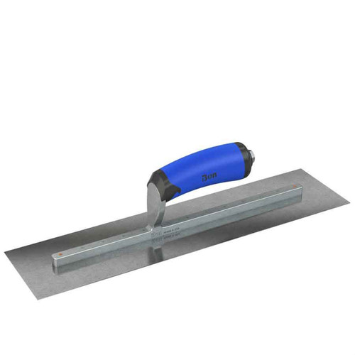  Bon Tool 67-244 Carbon Steel Finishing Trowel - Square End - 20 X 5 - Comfort Wave Handle 