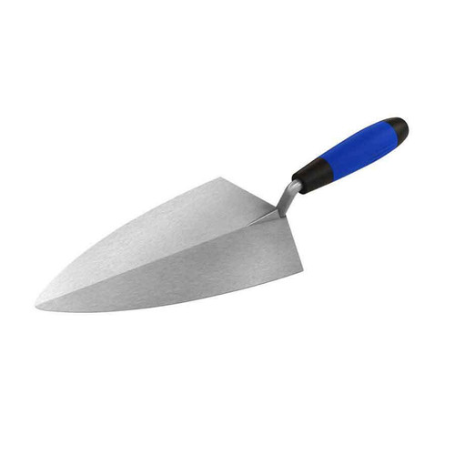  Bon Tool 72-359 Philadelphia Pro Carbon Steel Brick Trowel - 11" With Comfort Grip Handle 