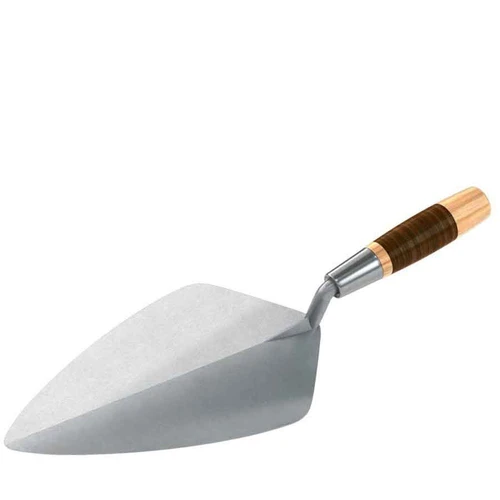  Bon Tool 72-615 Wide London Forged Steel Brick Trowel - 11" With Leather Handle 