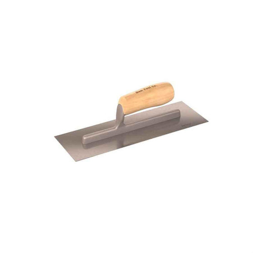  Bon Tool 82-290 Concrete Trowel - Steel 12" X 4" With Wood Handle 