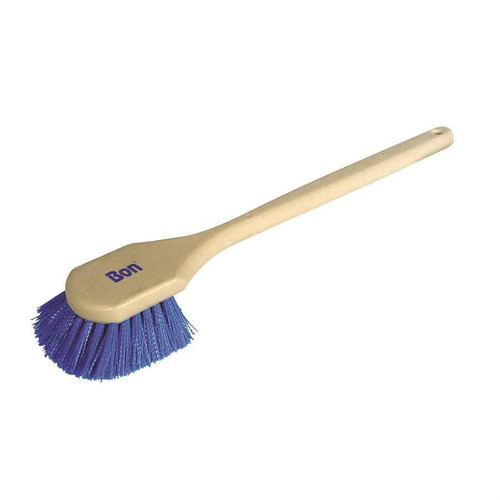 Gong Brush, Acid Proof, Plastic Bristles 20in Plastic Handle