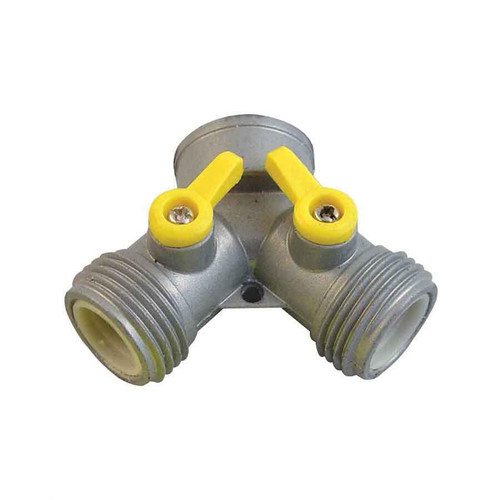  Bon Tool 84-350 Hose Connector - Double Shut Off "Y" - Zinc 