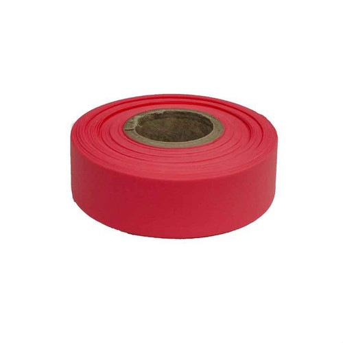 Bon Tool 84-773 Flagging Tape - Fluorescent Red 150' X 1 3/16" - (12/Pkg) 