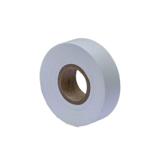  Bon Tool 84-838 Flagging Tape - White 300' X 1 3/16" - (12/Pkg) 