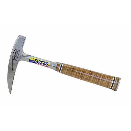Bon Tool 84-987 Rock Pick Pointed Tip 13 Oz With Leather Handle