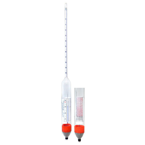 Thermco Products Thermco R165000 Rascher & Betzold A.S.B.C. Pyrex Glass Hydrometer, BEER/WORT 8/16 X 0.1, 270MM Length 