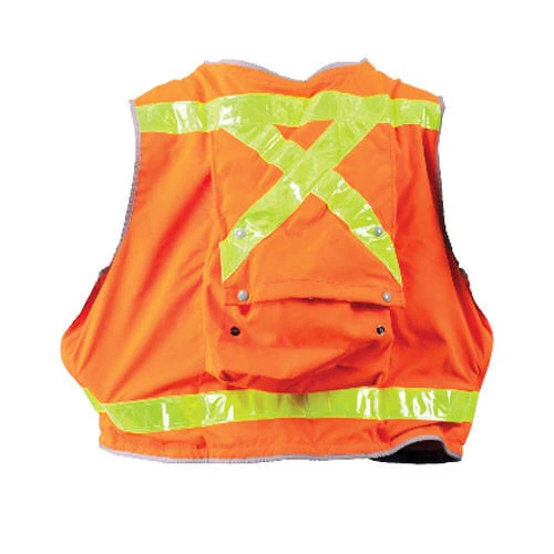  SECO 8068-46-FOR 8068 Series Class 2 Lightweight Safety Vest-Medium, Fluorescent Orange 