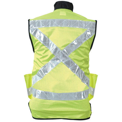 SECO 8069-66-FOR 8069 Series Class 2 Safety Vest with Mesh Back- (J) 4XLarge, Fluorescent Orange 