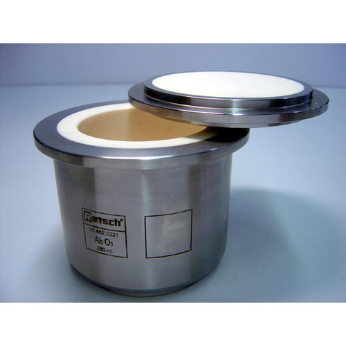  RETSCH 14620221, 250 ml, C Alumina I, Grinding jars,PM 100 / PM 200 / PM 400 